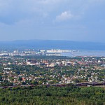 Skyline of Thunder Bay, Ontario, Canada